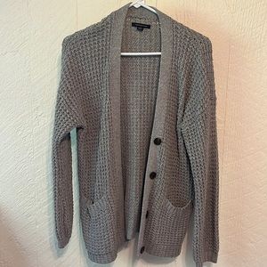 Gray American Eagle Cardigan